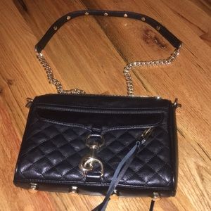 Rebecca Minkoff Mini MAC in Quilted Black